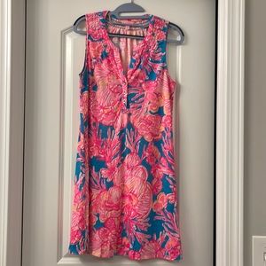 Lilly Pulitzer Essie Sleeveless Print Shift Dress size small